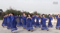 泾阳县天天乐艺术团舞蹈队表演的三步集体舞---黄玫瑰  拍摄花絮