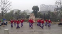 樟树东湖健身队广场舞《天降吉祥》队形视频