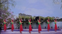 金南漳梅影广场舞《风含情水含笑》--习舞：梅影