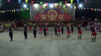余江县广场舞协会成立5周年文艺晚会（2.水兵舞.  梦醉荷塘）