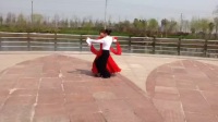 三妹广场交谊舞，慢三，红粉雨，来自张郭名士生态园拍摄