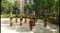 海口亚洲豪苑红石榴舞蹈队精彩表演新疆舞蹈 踏蹲旁点步练习与小组合练习