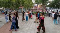 双人伦巴广场舞：平安之春舞蹈队