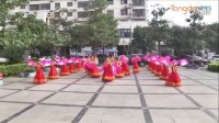 茉莉天津红梅广场舞《和谐中国》扇子舞 天津静海金海园舞蹈队