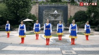 重庆红红广场舞《跟着扎西去西藏》漂亮的藏族舞