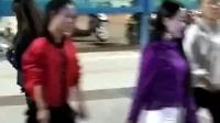 陕西广场舞燕姐穿高跟鞋跳广场舞, 紫色的衣服好漂亮啊, 女神范