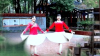 农村有名的习舞两姐妹也爱跳水兵舞! 《民间小调八段锦》广场舞