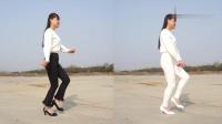 姊妹花广场舞《走在前面的姑娘》简单8步 跳起来真好看!