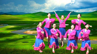 新疆西域艳琴广场舞《永远的赞歌》编舞：春英 视频制作：心晴雨晴