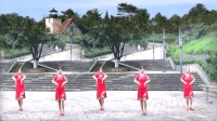 5位美女跳广场舞《拉萨夜雨》整齐好看 动作标准