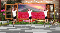健身广场舞《一枝红杏》欢快的旋律, 优美的舞姿!