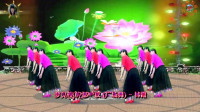 阳光美梅广场舞【梦见你的那一夜 】6-藏族舞-编舞：应子