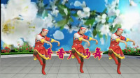 广场舞《吉祥欢歌》欢快藏族歌曲，舞姿优美，真好看
