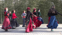 紫竹院广场舞——欢天喜地过大年舞蹈六《凉山的月亮》