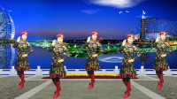 果果广场舞《今夜的你又在和谁约会》简单的32步水兵舞风格