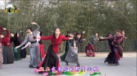 紫竹院广场舞——爱的部落，队形排练中