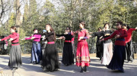 北京紫竹院杜老师广场舞《冬天里的白玫瑰》