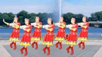 广场舞精选《阿瓦人民唱新歌》经典红歌 藏舞风格 附背面演示
