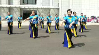 视频录像 萱子；参加全区广场舞比赛通辽市广场舞代表队表演的‘五十六个民族五十六支花’