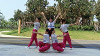 云豫风彩广场舞《就是这样》5人变队形 动感健身舞