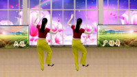 六妹广场舞背面视频《谁说梅花没有泪》全网广场都在跳好听好看的32步广场舞