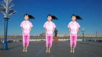 9岁女孩爱广场舞《蹦迪弹跳32步》舞姿轻盈赛过大妈