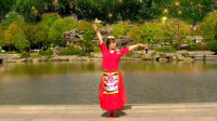 彝英广场舞《康巴情》藏族舞蹈教学个人版