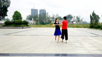 清新淡雅广场舞《丁香花》双人舞