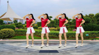 网红歌曲广场舞《都说二爷美》舞步新颖，时尚动感，快来跳吧！