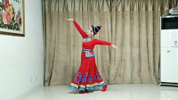 最好学的蒙古舞广场舞，《蓝色的蒙古高原》动作非常简单
