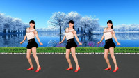 广场舞《菊花爆满山》动感时尚32步背面示范