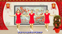 致敬八一建军节广场舞《中国红》男女老少都能跳