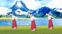 跳跃旋律广场舞《九寨雪》藏族风格健身舞，大气优美