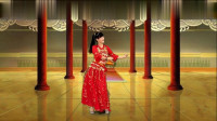 火热歌《零度桑巴》广场舞版，曼妙舞姿，带你感受西域风情！ (1)
