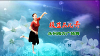 永州南方广场舞《板蓝花儿开》视频制作：映山红叶