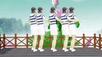 热门广场舞《最炫小苹果》流行歌曲，美女领舞，一天三遍就学会