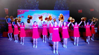 庆国庆广场舞《中国范儿》花球变队形，跳出激情正能量