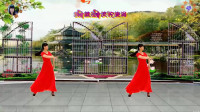 阳光美梅原创广场舞《我和我的祖国》优美三步舞-抠像版