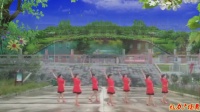经典老歌广场舞《井冈山上太阳红》老红歌新舞步，整齐划一真好看