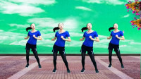 气质美女广场舞《瘦腰腹运动》多多运动，身体健康！
