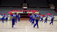 扇子舞：炫舞青春，表演：通许县代表队，开封市十运会广场舞比赛