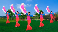益馨广场舞《江南桂花香》最新原创扇子舞，附分解教学