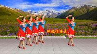 小慧广场舞《掀起你的盖头来》欢快活泼的新疆舞24步，看了心情好