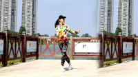 朵朵广场舞《格桑拉》16步欢快藏族舞，不一样的风格