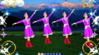 创新广场舞《可爱的家乡》歌曲悦耳动听 藏族特色舞蹈 好看极了