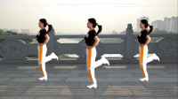 气质美女广场舞《脚步操》强力蹦蹦舞锻炼脚步灵活度，简单又好看！