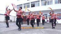 策巴子广场舞：《拥军秧歌》荆州市沙市区关沮镇凤凰村舞蹈队