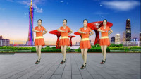 经典老歌广场舞《火辣辣的山里红》动感时尚，简单好看