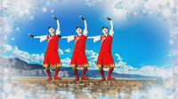 广场舞《美丽的姑娘》藏族舞蹈 节奏动感 优美欢快