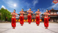 小慧广场舞《岁岁好年》中国人欢天喜地过大年，财源滚滚吉祥年